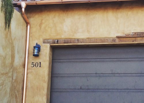 Half-Round Rain Gutters Las Vegas — City Seamless project photo
